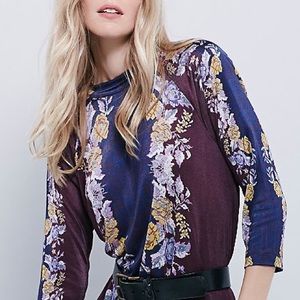 FREE PEOPLE Fiesta Florals DRESS New Romantics